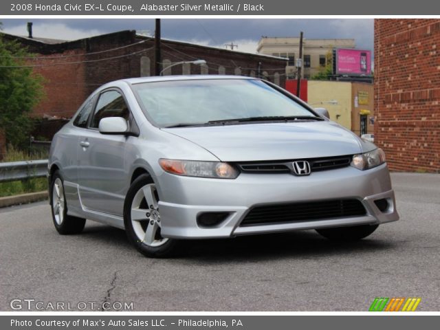 2008 Honda Civic EX-L Coupe in Alabaster Silver Metallic