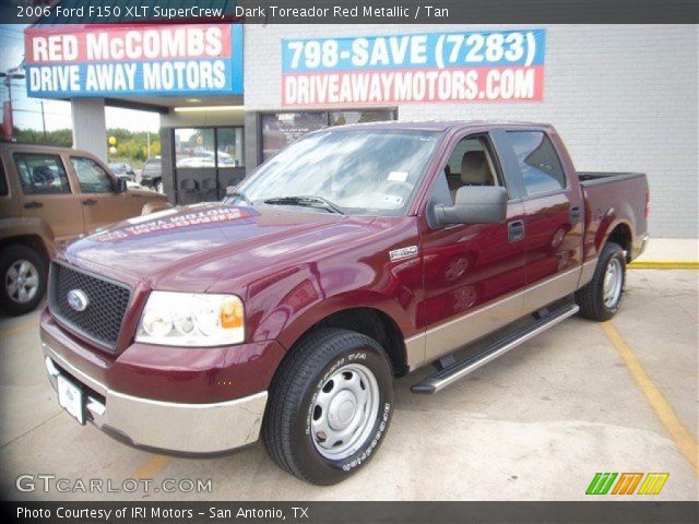 2006 Ford F150 XLT SuperCrew in Dark Toreador Red Metallic