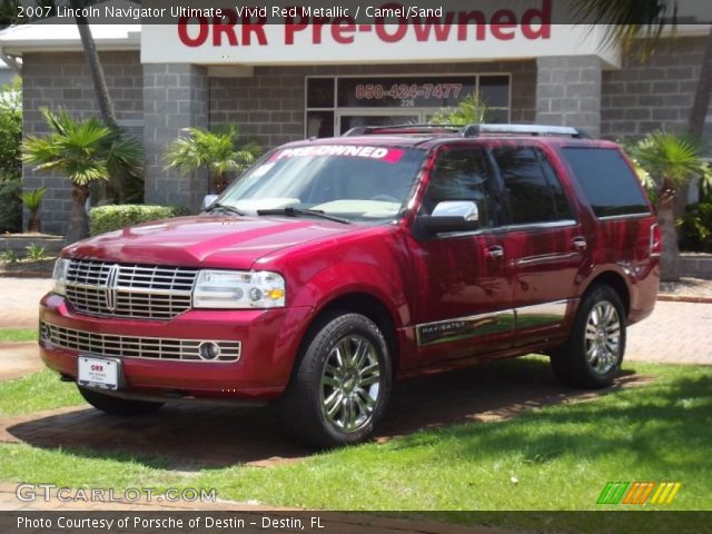 2007 Lincoln Navigator Ultimate in Vivid Red Metallic