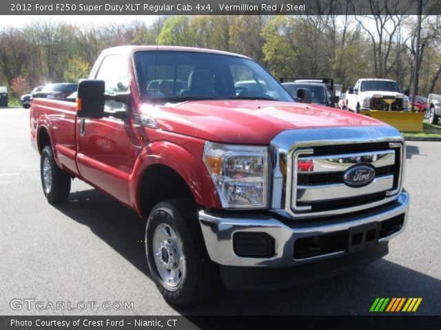 2012 Ford F250 Super Duty XLT Regular Cab 4x4 in Vermillion Red