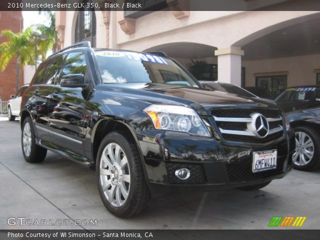 2010 Mercedes-Benz GLK 350 in Black