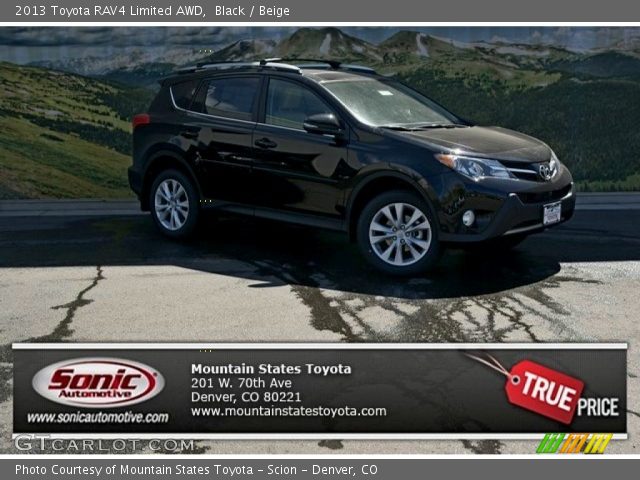 2013 Toyota RAV4 Limited AWD in Black