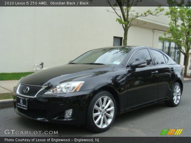 2010 Lexus IS 250 AWD in Obsidian Black