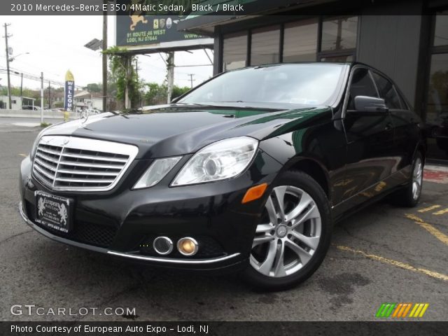 2010 Mercedes-Benz E 350 4Matic Sedan in Black