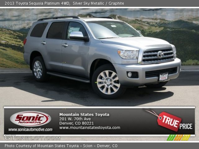 2013 Toyota Sequoia Platinum 4WD in Silver Sky Metallic