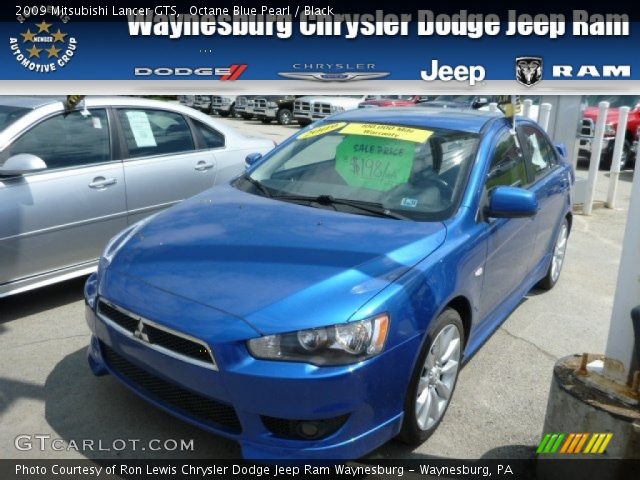 2009 Mitsubishi Lancer GTS in Octane Blue Pearl