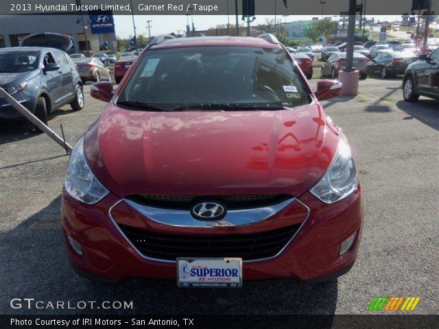 2013 Hyundai Tucson Limited in Garnet Red