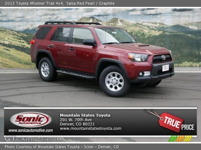 2013 Toyota 4Runner Trail 4x4 in Salsa Red Pearl