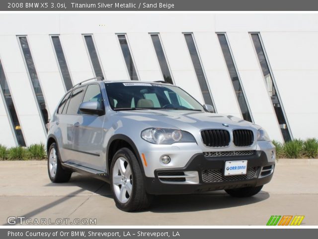 2008 BMW X5 3.0si in Titanium Silver Metallic