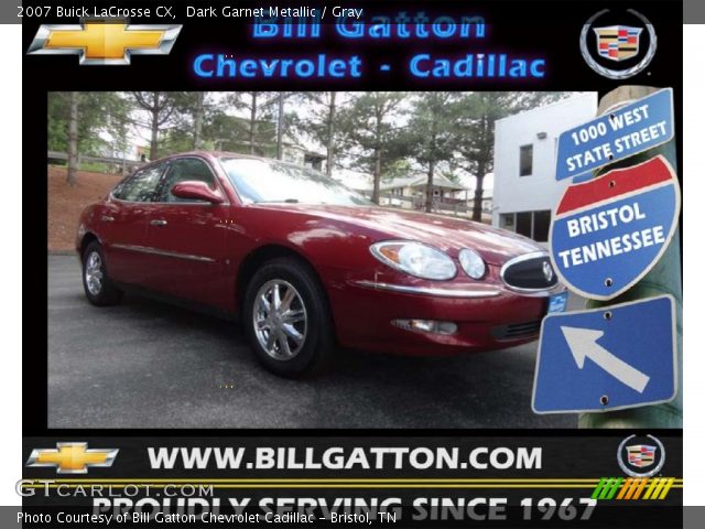 2007 Buick LaCrosse CX in Dark Garnet Metallic