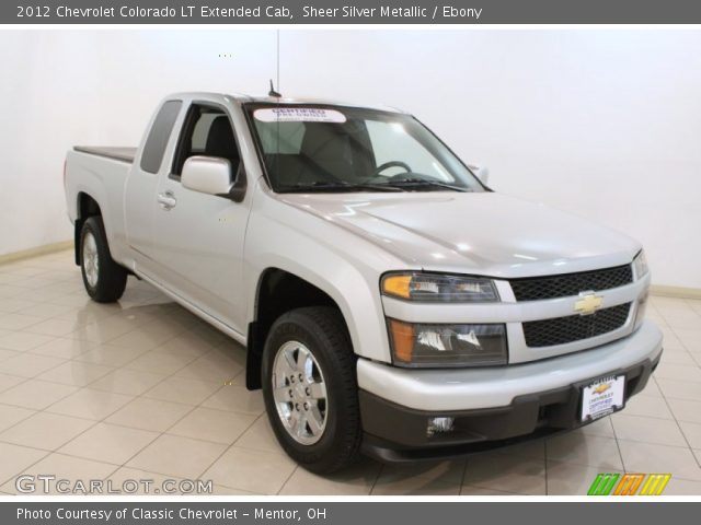 2012 Chevrolet Colorado LT Extended Cab in Sheer Silver Metallic