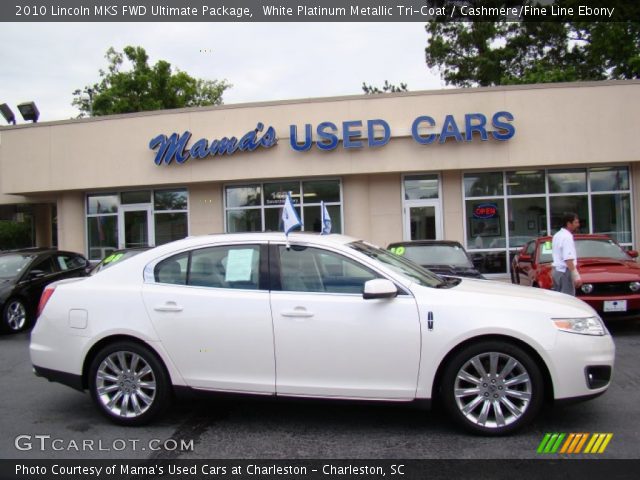 2010 Lincoln MKS FWD Ultimate Package in White Platinum Metallic Tri-Coat