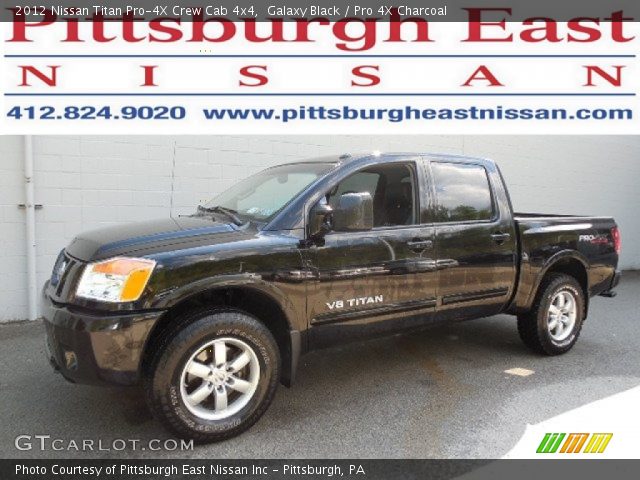 2012 Nissan Titan Pro-4X Crew Cab 4x4 in Galaxy Black