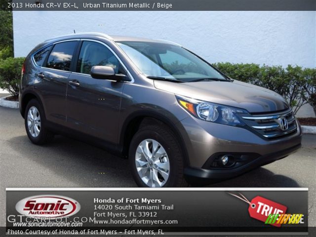 2013 Honda CR-V EX-L in Urban Titanium Metallic