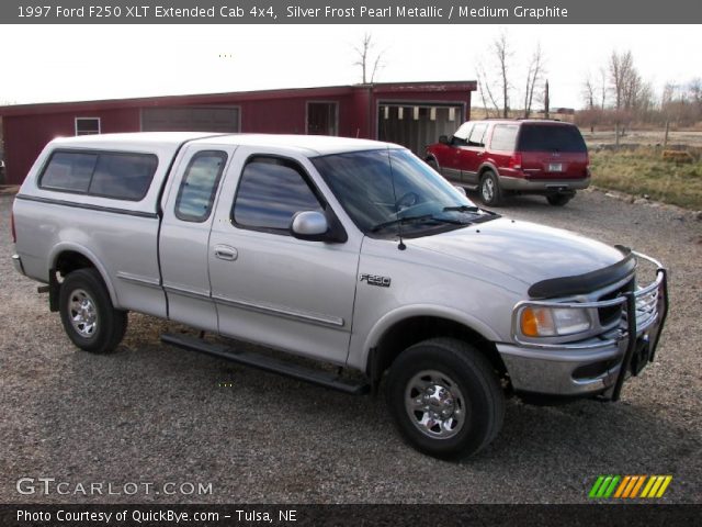 1997 Ford F250 XLT Extended Cab 4x4 in Silver Frost Pearl Metallic