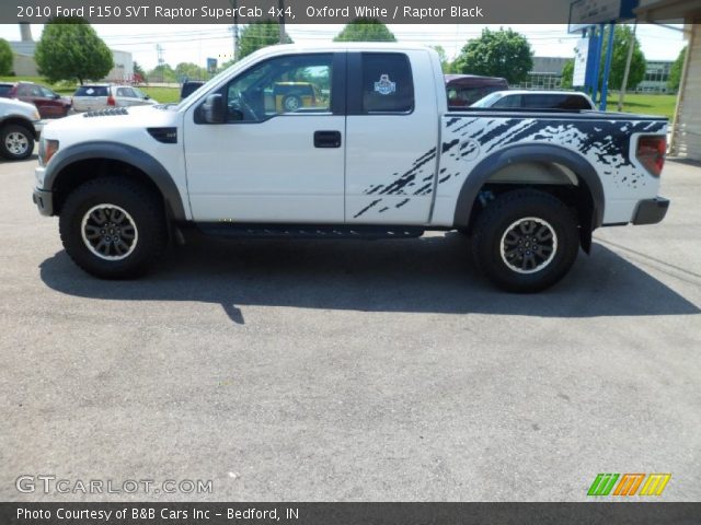 2010 Ford F150 SVT Raptor SuperCab 4x4 in Oxford White