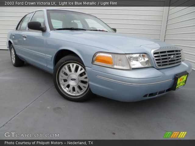 2003 Ford Crown Victoria LX in Light Ice Blue Metallic