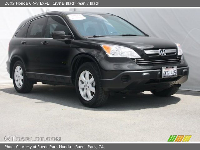 2009 Honda CR-V EX-L in Crystal Black Pearl