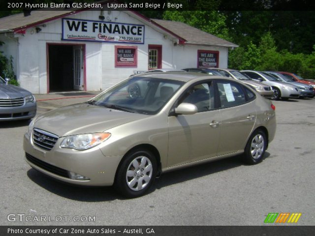 2007 Hyundai Elantra GLS Sedan in Laguna Sand Beige