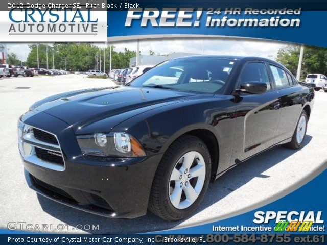 2012 Dodge Charger SE in Pitch Black