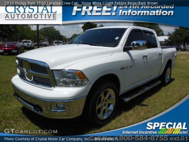 2010 Dodge Ram 1500 Laramie Crew Cab in Stone White