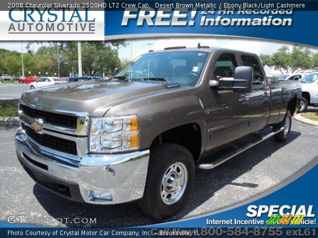 2008 Chevrolet Silverado 2500HD LTZ Crew Cab in Desert Brown Metallic