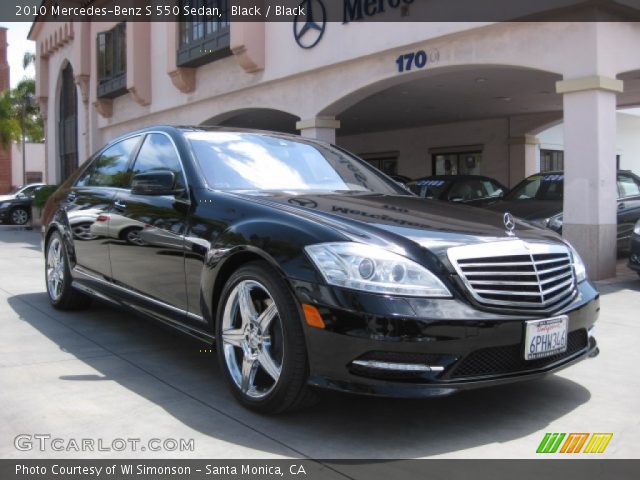 2010 Mercedes-Benz S 550 Sedan in Black