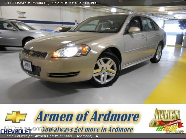 2012 Chevrolet Impala LT in Gold Mist Metallic