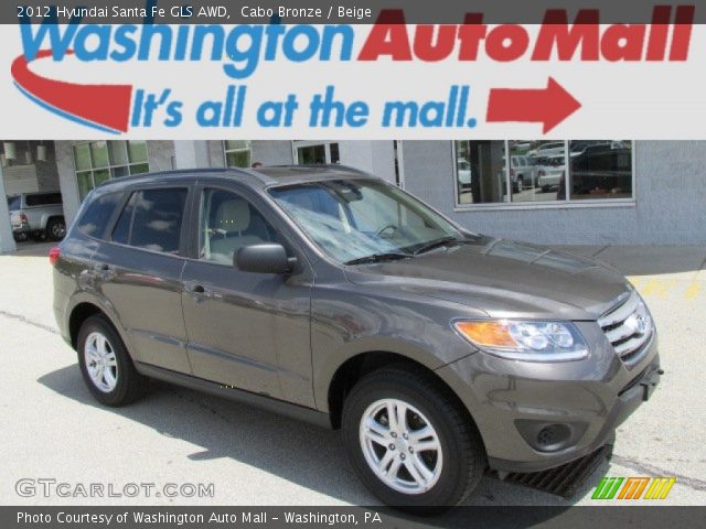 2012 Hyundai Santa Fe GLS AWD in Cabo Bronze