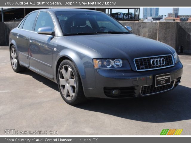 2005 Audi S4 4.2 quattro Sedan in Dolphin Grey Metallic