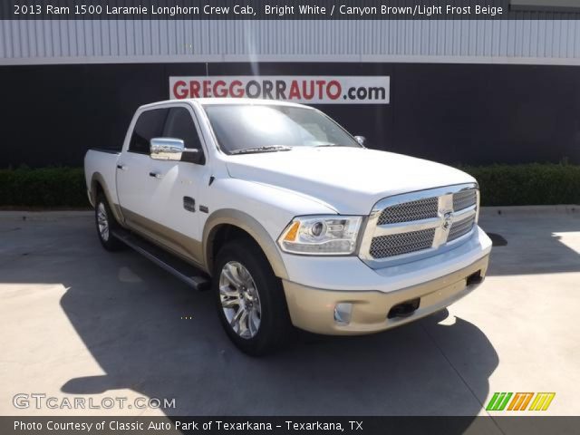 2013 Ram 1500 Laramie Longhorn Crew Cab in Bright White