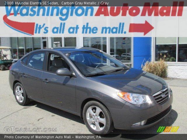 2008 Hyundai Elantra SE Sedan in Carbon Gray Metallic