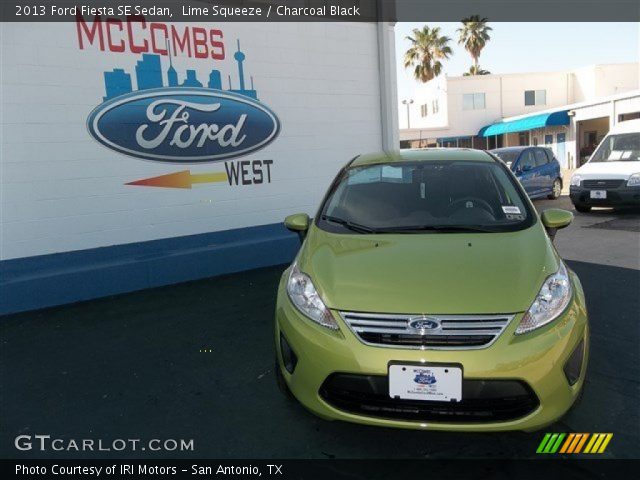 2013 Ford Fiesta SE Sedan in Lime Squeeze