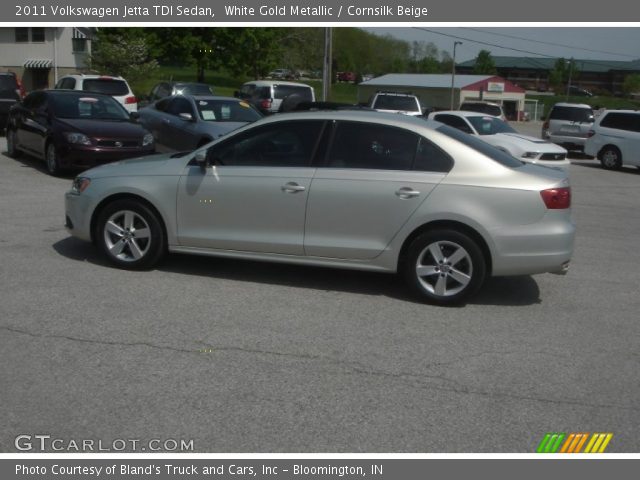 2011 Volkswagen Jetta TDI Sedan in White Gold Metallic