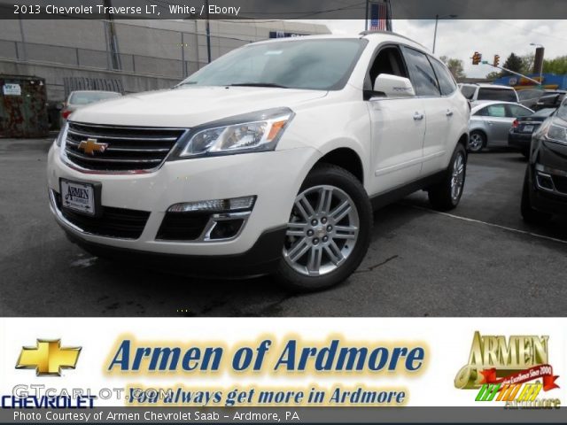 2013 Chevrolet Traverse LT in White