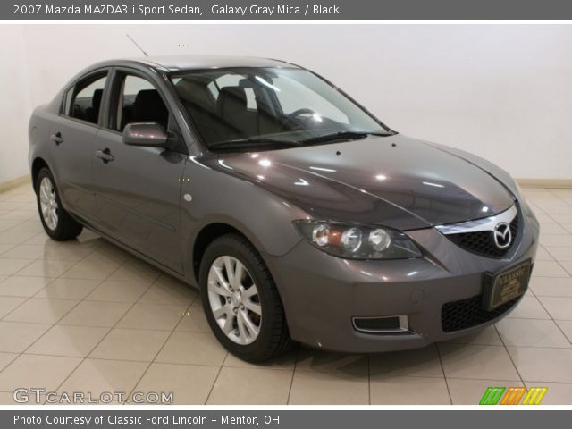 2007 Mazda MAZDA3 i Sport Sedan in Galaxy Gray Mica