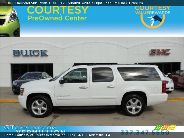 2007 Chevrolet Suburban 1500 LTZ in Summit White