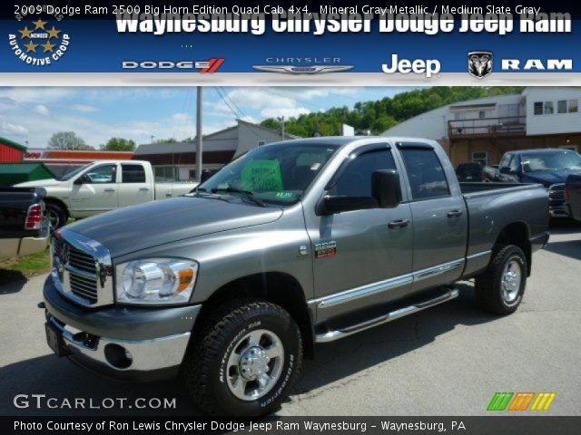 2009 Dodge Ram 2500 Big Horn Edition Quad Cab 4x4 in Mineral Gray Metallic