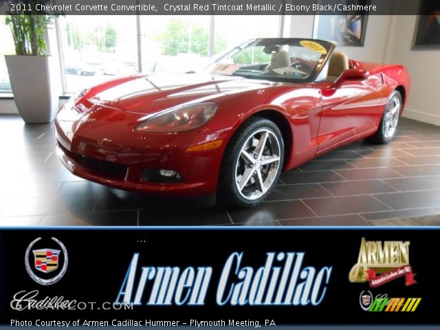 2011 Chevrolet Corvette Convertible in Crystal Red Tintcoat Metallic