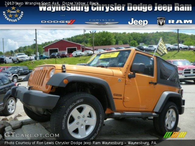 2012 Jeep Wrangler Sport 4x4 in Dozer Yellow