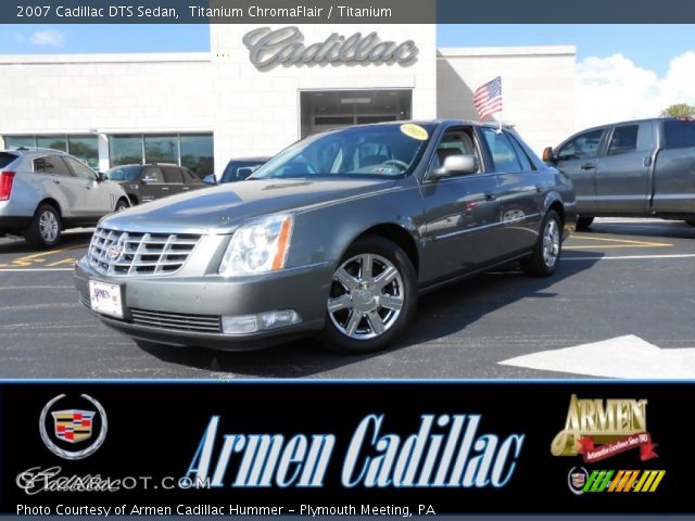 2007 Cadillac DTS Sedan in Titanium ChromaFlair