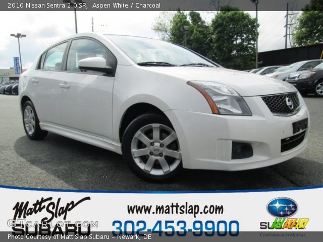 2010 Nissan Sentra 2.0 SR in Aspen White