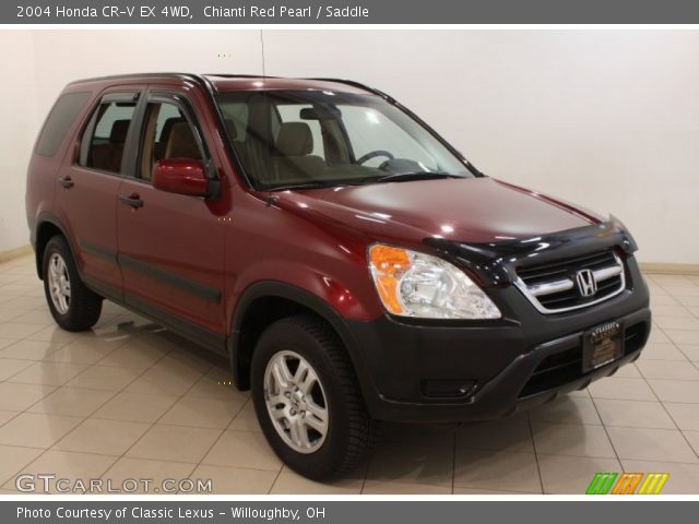 2004 Honda CR-V EX 4WD in Chianti Red Pearl