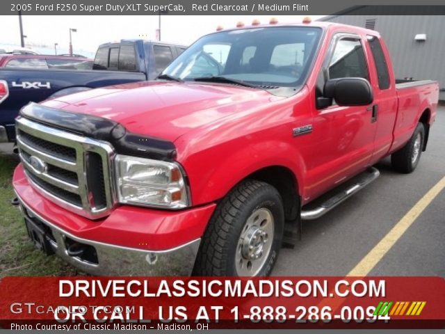 2005 Ford F250 Super Duty XLT SuperCab in Red Clearcoat