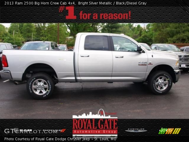 2013 Ram 2500 Big Horn Crew Cab 4x4 in Bright Silver Metallic