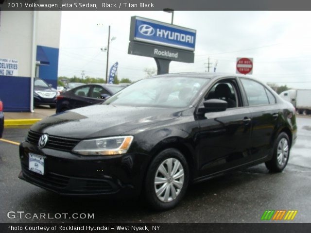 2011 Volkswagen Jetta S Sedan in Black