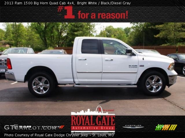 2013 Ram 1500 Big Horn Quad Cab 4x4 in Bright White