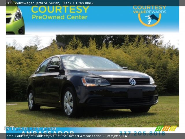 2012 Volkswagen Jetta SE Sedan in Black