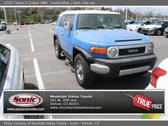 2008 Toyota FJ Cruiser 4WD in Voodoo Blue