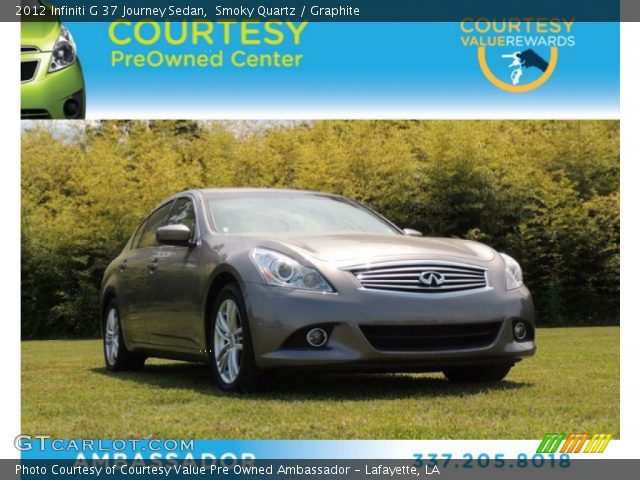 2012 Infiniti G 37 Journey Sedan in Smoky Quartz